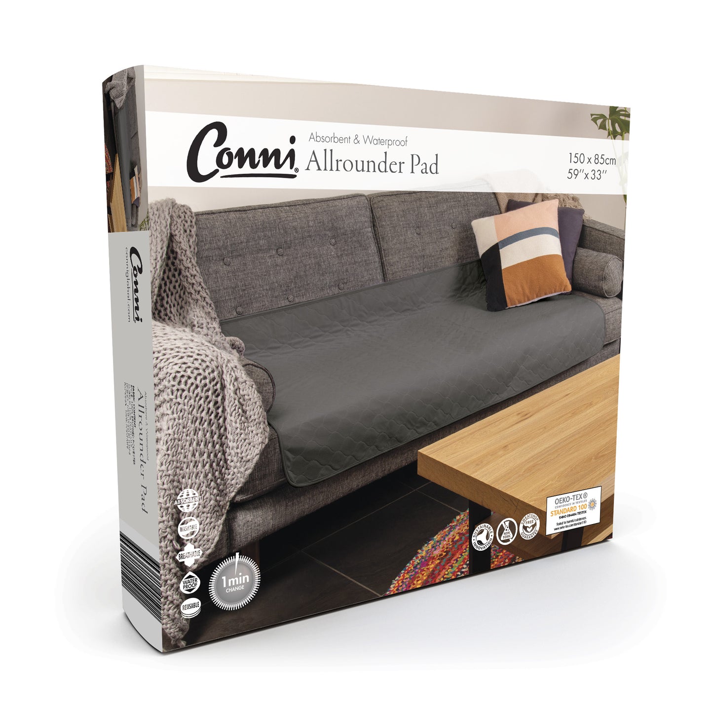 Allround-Unterlage, grau
