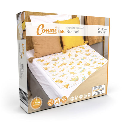 Kids Bettunterlage 95 x 85 cm, 2PACK, Tiermuster