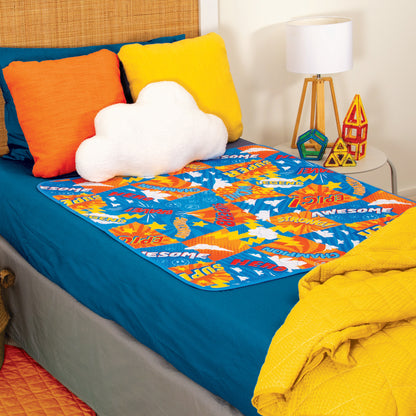 Kids Bettunterlage 95 x 85 cm, Superheld