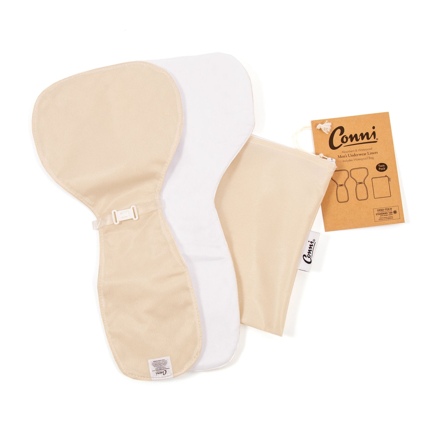 Slipeinlage für Männer, creme